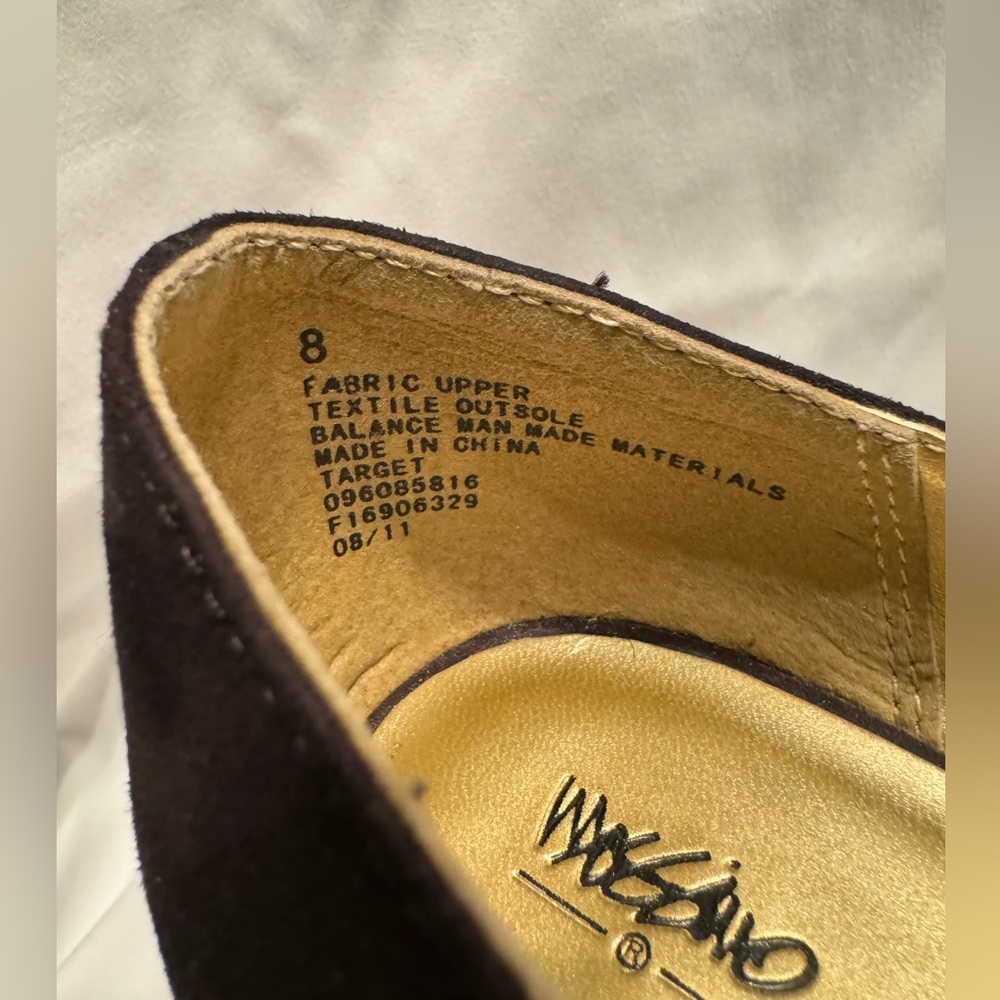 Mossimo Black Suede 5” Platforms - size 8 - Picture 8 of 8